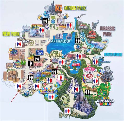 Universal Studios Japan Map [2026 Latest Map] Easy to understand♪ Attractions and Shops