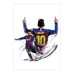 STARXDECALS Messi Wall Sticker - God of Football - Multi-coloured - 29 ...