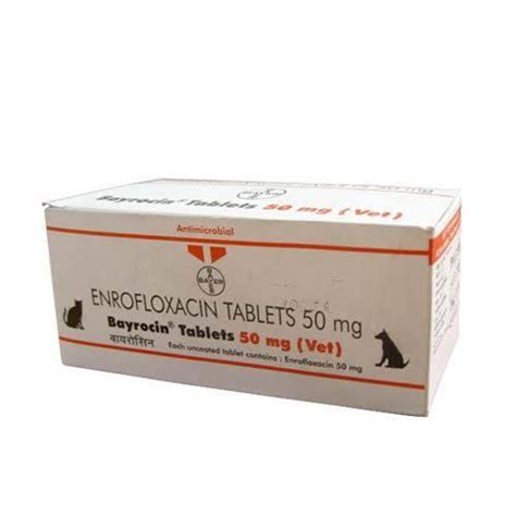 Bayer: Bayrocin Enrofloxacin Tablets 50mg – ShakeHands
