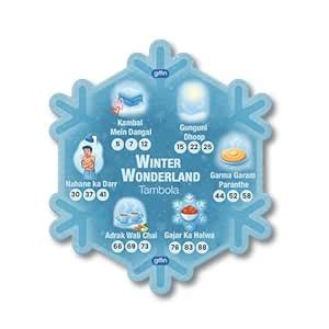 Giffin Winter Wonderland Tambola Tickets | Winter-Themed Party Tambola ...