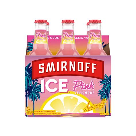 Smirnoff Ice Pink Lemonade - Shop Malt beverages & coolers at H-E-B
