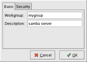 Rezultat imagine pentru Samba Server Configuration Tool