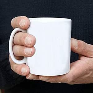 Buy Nikaanch Creations Ceramic Coffee Cup Set of 6, White, 325ml ...