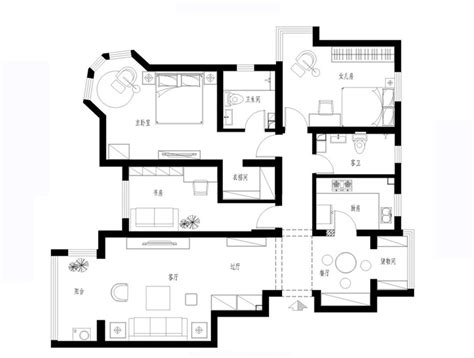 现代简约三居室90平米11.5万-华南城紫荆名都四期锦园装修案例-合肥房天下家居装修网