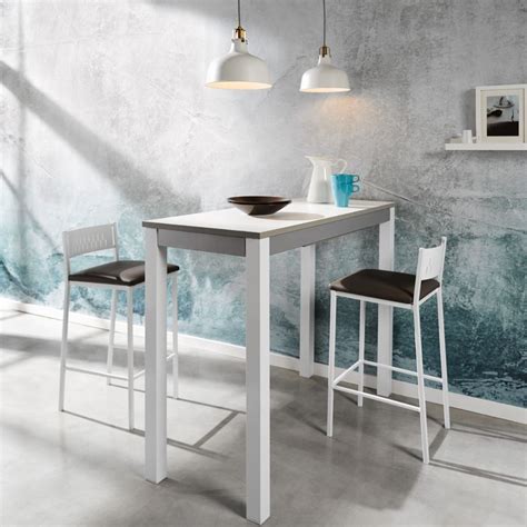 Mesa Alta para cocina con Encimera de Laminado