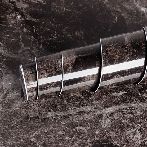 Buy Livelynine 200 X 36 Inch Wide Black Marble Contact Paper for Desk ...