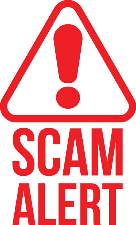 Image result for Scam Alert Sign