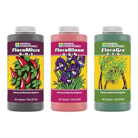 Buy General Hydroponics FloraSeries Hydroponic ent Fertilizer System ...