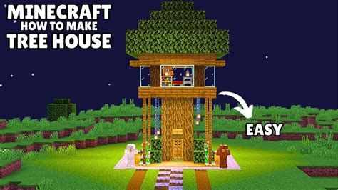 Image result for Minecraft Tree House Town Tutorial