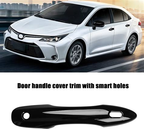 Buy Black Side Door Mirror Caps + Door Handle Covers Replace for 2020 ...