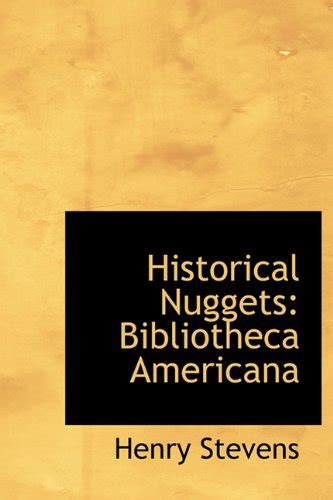 Amazon.in: Buy Historical Nuggets: Bibliotheca Americana Book Online at ...