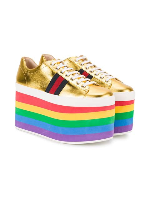 gucci plataforma tenis