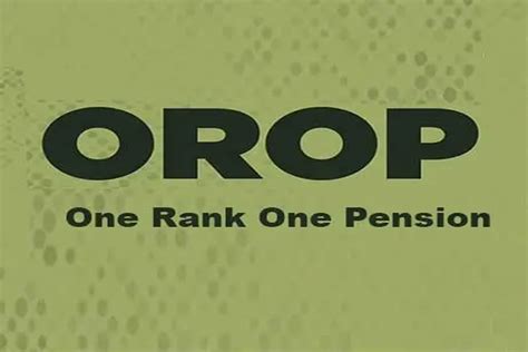 Pension Of Armed Forces Pensioners Family Pensioners Revised Under OROP ...