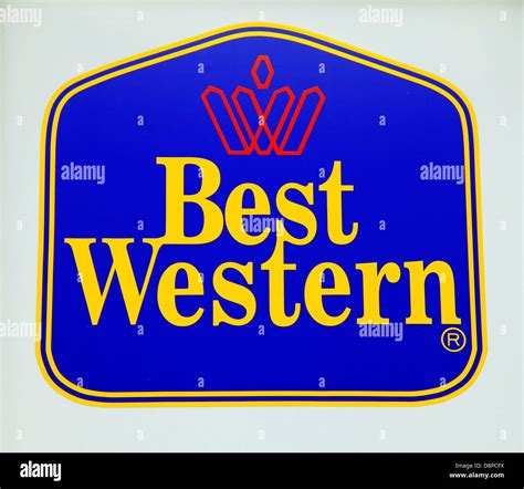 Best Western Hotel chain, Logo, sign, England, UK Stock Photo - Alamy