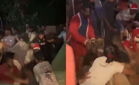 Video: Clashes between rival carol groups in Kerala leave several injured