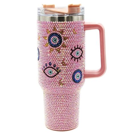 Rhinestone Tumblers – Sparkling Bling Cups, Evil Eye & Pink Tumblers ...