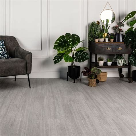 Barcelona light grey oak laminate flooring 7mm – Artofit