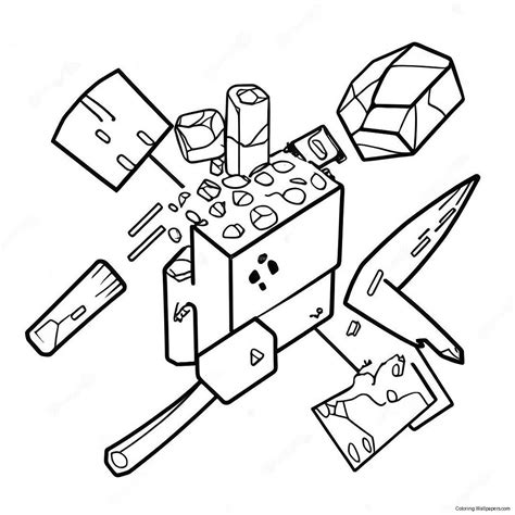 Image result for Minecraft Tools Coloring