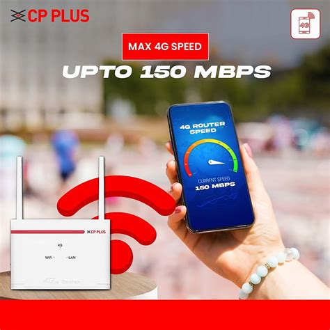 CP Plus Wireless 4G Router (CP-XR-DE21-S) Best Price in India on ...