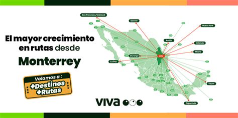 Nuevas rutas Monterrey | Viva