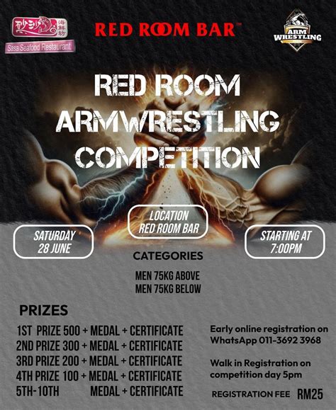 Red Room Armwrestling Competition, Kampong Nounton, Sabah, Malaysia ...