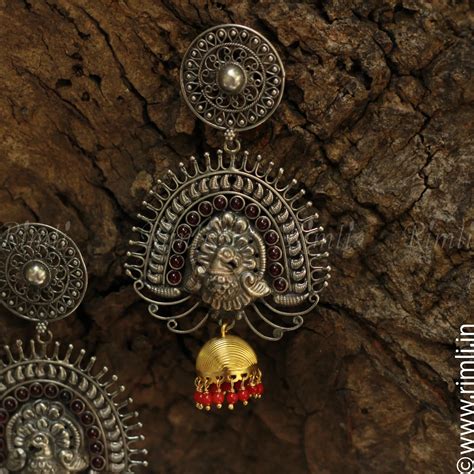 Peacock Dual Earrings