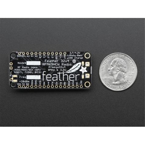 Adafruit Feather 32u4 with RFM69HCW Packet Radio - 433MHz at MG Super ...