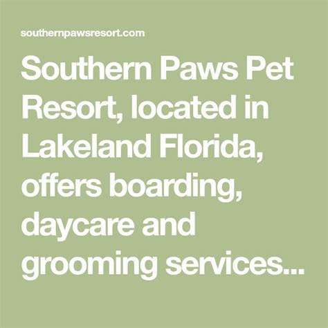 pet boarding lakeland