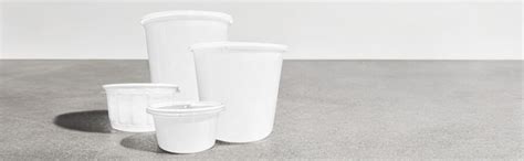 Buy mansi's 750 ml White Round Container with Air Tight Transparent Lid ...