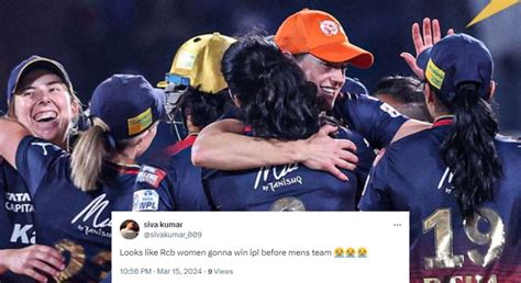 "Looks like RCB Women gonna win before mens team" - Fans erupt as RCBW ...