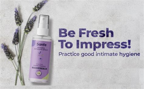 Sanfe Natural Intimate Spray with Tea Tree and Witch Hazel - 50 ml ...