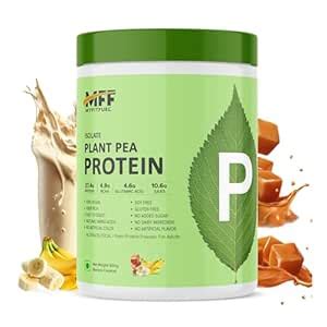 MyFitFuel Clean Plant Pea Protein Isolate (27.4g Protein, 4.9g BCAA, 10 ...