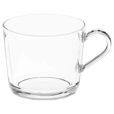 Buy Ikea Glass Coffee Mug - 1 Piece, Transparent, 24 cl Online at Low ...
