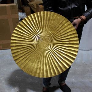 craftter Sunburst Golden 6 pcs Handmade Metal Wall Art Sculpture Wall ...