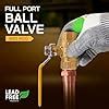 Everflow Supplies 605T002-NL Lead Free Premium Full Port Forged Brass ...