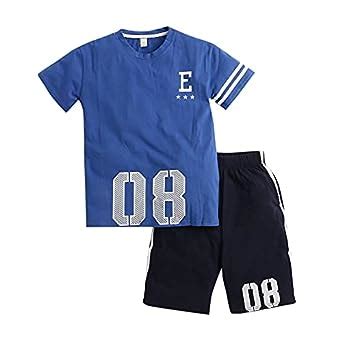 Buy Hopscotch Boys Cotton Half Sleeves Solid T-Shirt And Short Set in ...