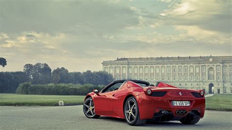 Red Ferrari 458 Wallpaper