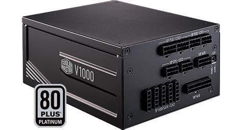 COOLER MASTER V1000 FULL-MODULAR 80 PLUS PLATINUM POWER SUPPLY