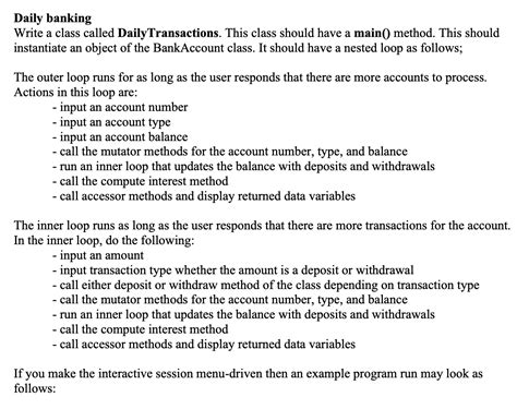 Writing a Class for Banking in Java 的图像结果