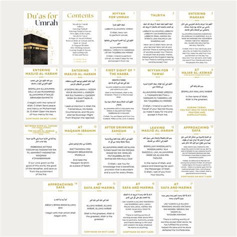 Umrah Duas Printable, Umrah Cards, Printable Dua Cards, Umrah Duas Digital, Umrah Flashcards ...