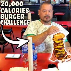 20,000 CALORIES Burger Challenge 🤯