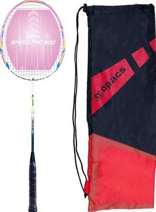 apacs Speed Pro 900 Strung | Head Heavy White, Pink Strung Badminton ...