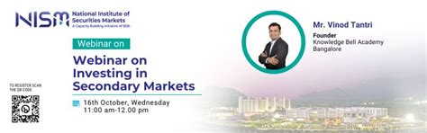 Webinar on Investing in Secondary Markets - National Institute of ...