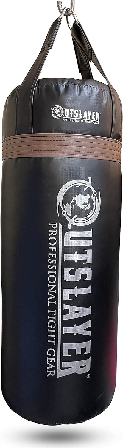 Buy Outslayer 60lb Boxing Heavy Bag BlackBrown - Made in USA Online at ...