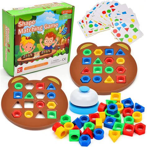 Buy Kidology Geometric Shape and Color Matching Puzzle Board Game with ...