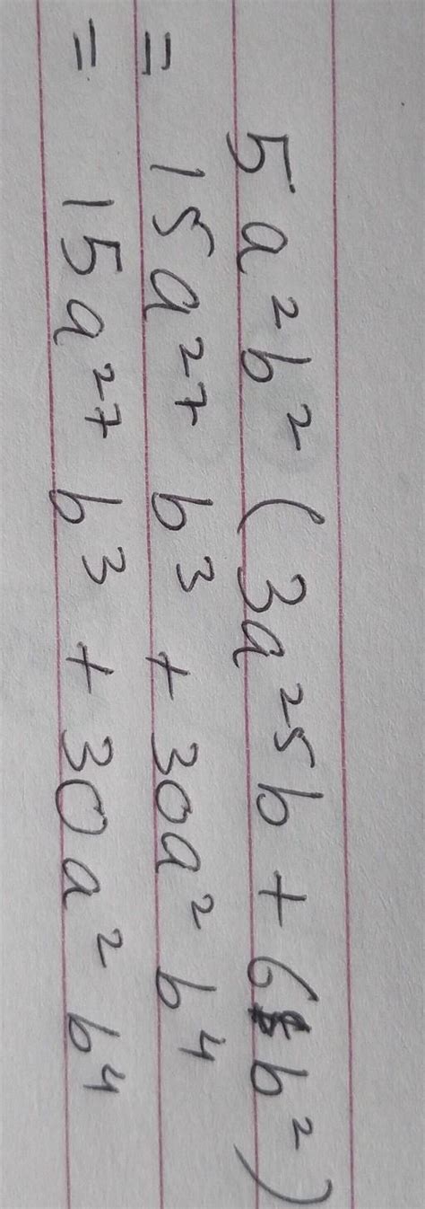 5a^2b^2*(3a^24ab+6b^2) find the algebric expresssion - Brainly.in