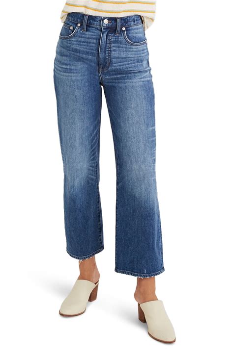 Madewell Slim Wide Leg Jeans | Nordstrom | Wide leg jeans, Casual ...
