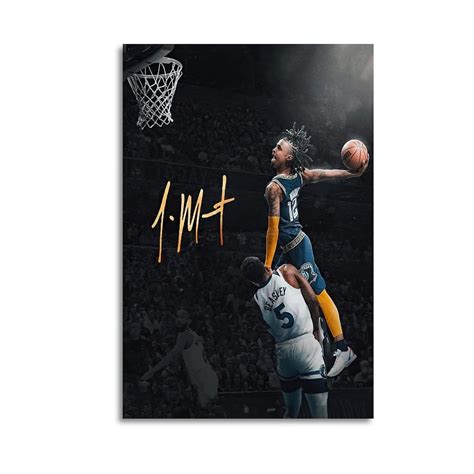 Ja Morant Basketball Canvas Art Wall Decor Posters Home Bar Restaurant ...