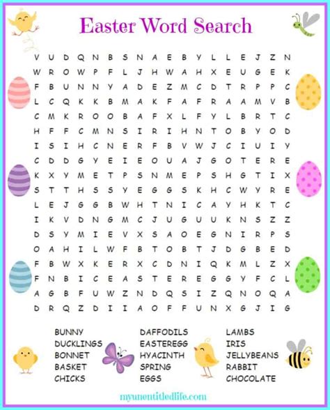 Image result for Easter Word Search