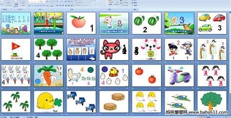 幼儿园学前数学：认识数字1、2、3、4PPT课件
